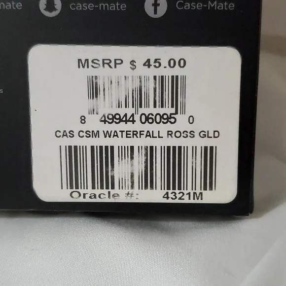 USED IN BOX Case-Mate Waterfall Series Case for Apple iPhone 11 Pro - Gold - Picture 5 of 6